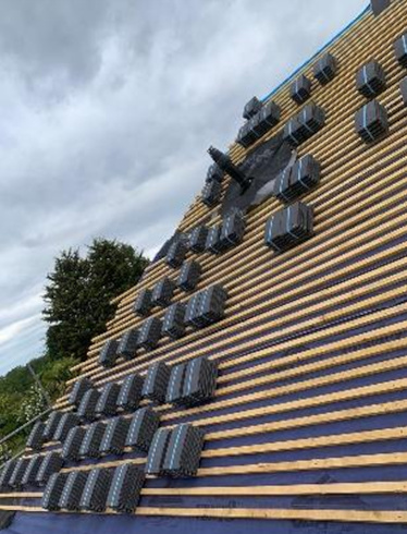 Existing roof before replacement in Bexley
