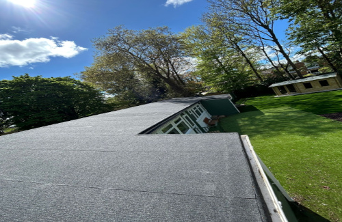 Finished waterproof roof ready for long-term performance