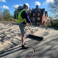 Installing a new flat roof